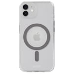 Holdit iPhone 12 / 12 Pro MagSafe Deksel - Transparent / Space Grey