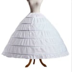 Jupon Crinoline Pour Patients,Sous-Jupe,Robe De Mariée,Cerceau,Lolita,Long Barrage,Glisse,Blanc,Tulle Rockabilly