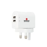 Reseadapter - SKROSS UK USB Charger 2-port