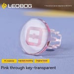 Leobog-Bouton de commutation pour clavier mécanique,K81,Hi75,accessoires pour PC Gamer - Type Pink transparent