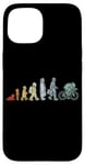 Coque pour iPhone 15 Evolution d'un cycliste Amoureux du vélo Biking