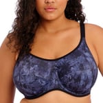 Elomi BH Energise Underwire Sport Support Bra Lila Mönster G 90 Dam