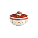 Villeroy & Boch – Toy's Delight Sucrier Rouge et Blanc, Compatible Micro-Ondes, Article De Noël, Decoration, Déco Noël Interieur Maison, Décoration Noël Table, Porcelaine Haut De Gamme