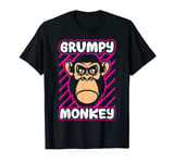 Grumpy Monkey Ape Lover Design For Grumpy People T-Shirt