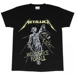 Metallica Womens/Ladies Justice For All Boyfriend T-Shirt