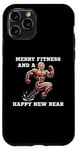 iPhone 11 Pro Merry Fitness Happy New Rear Workout Christmas Cookie Case