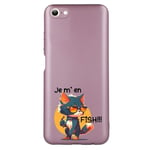 Coque rose pour Iphone 7 8 SE chat jmen fiche