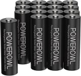 Piles Rechargeables Aa 2800Mah 1,2V Ni-Mh Lr6 Batterie Rechargeable 1200 Cycles Haute Capacité Avec Emballage Écologique Lot De 16