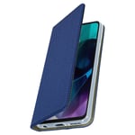 Folio Case for Motorola Moto G71 5G Magnetic Cover Card-holder Stand Navy