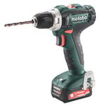 Metabo Skruvdragare PowerMaxx BS 12 12V med 2st 2,0Ah batterier & laddare SC 30