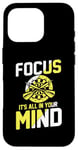 Coque pour iPhone 16 Pro Focus It's All In Your Mind - Joueur de fléchettes