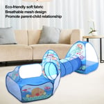 3 In 1 Kids Play Tunnel Tents Cartoon Toddler Tent With Crawling Tunnel For