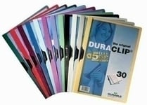 Durable Duraclip 30, Blå, Gjennomsiktig, Pvc, 30 Ark, A4, 1 Stykker