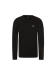 T-Shirt Vans Modèle Mn Left Chest Hit Ls, Couleur Noir, Modèle VN0A49LCY281