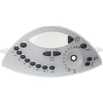 Panneau avant compatible avec Vorwerk Thermomix TM31 robot de cuisine - Couvercle frontal, noir / blanc / gris - Vhbw