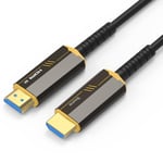 Câble Hdmi Fibre Optique 2.1 8K 20M, Haute Vitesse 48Gbps 8K@60Hz 4K@120Hz 144 Hz Câble Hdmi 2.1 Compatible Avec Ps5, Pc, Projector, Moniteur, 8K Uhd Tv/Hdtv, Xbox[YIN144580]