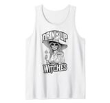 Drink Up Witches Funny Witch Summerween Beach Cocktail Girl Tank Top