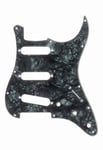 ALLPARTS PG-0552-052 Dark Black Pearloid Pickguard for Stratocaster 