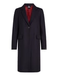 Wool Blend Classic Coat Navy Tommy Hilfiger