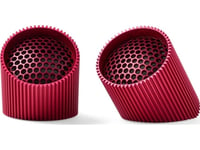 Lexon Ray Speaker Magnetic Bluetooth Speaker Set Red/Sanguine Red La132sr3