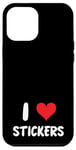 iPhone 12 Pro Max I Love Stickers - Heart - Art Artist Journal Journaling Case