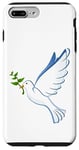 Coque pour iPhone 7 Plus/8 Plus Offre de la paix - Colombe et branche d'olivier