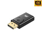 4K Adaptateur compatible DisplayPort vers HDMI, 4K, 1080P, DP mâle vers femelle, TV HD, câble audio vidéo compatible HDMI pour PC, TV, ordinateur portable ""Nipseyteko