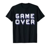 Game Over Console Pc Player Controller Video Games Computer T-Shirt