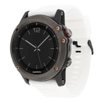 Lux-Case Garmin Fenix 3 / HR 5X silikoninen kellonauha - Valkoinen