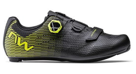 Chaussures route northwave storm carbon 2 noir jaune