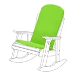 Gardenista Coussin de chaise de jardin extérieur pliable, coussin de chaise résistant à l'eau pour chaises Adirondack, Chaux