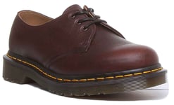 Dr Martens 1461 Abandon Unisex 3 Eye Leather Shoes In Dark Tan Size Uk 3 - 12