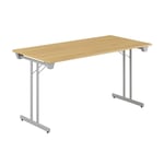 Fällbart Bord Dinner Style Ek/Silver 1400x700