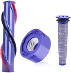 UTIZ Brush Brush Bar With Pre & Post Motor HEPA Filter Kit for Dyson V8 Cordless Vacuum Cleaner