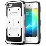 i-Blason Armorbox Series Dual Layer Hybrid Full-Body Case for Apple iPod Touch 5th/6th/7th Generation, White