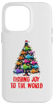 iPhone 14 Pro Max Fishing Joy To The World Fish Christmas Tree Case