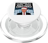 Je rêve d'une fête amusante de Noël à la Maison Blanche avec Trump PopSockets PopGrip pour MagSafe