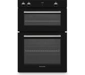 MONTPELLIER MBIDO90 Built-In Double Oven - Black & Stainless Steel, Stainless Steel