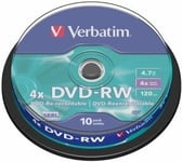 DVD-RW-levyt Verbatim 43552