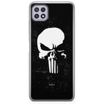 ERT GROUP Coque de téléphone Portable pour Samsung A22 5G Original et sous Licence Officielle Marvel Motif Punisher 002 Parfaitement adapté à la Forme du téléphone Portable, Coque en TPU