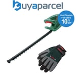 Bosch EasyCut 45-16 Electric Hedge Cutter Garden Trimmer 45cm Blade + Gloves 