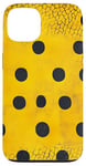 Coque pour iPhone 13 Jaune Minimaliste Polka Dots Définition Vêtements