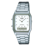 Casio New AQ-230A-7D Retro Digital Analog Alarm Mens Watch AQ-230 AQ-230A