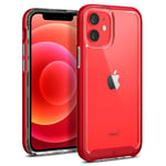 Caseology Skyfall Case Compatible with iPhone 12 Mini Case (5.4") - Red