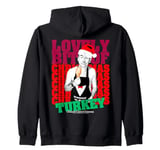 Friday Night Dinner Xmas Martin Lovely Christmas Turkey Meme Zip Hoodie