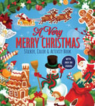 A Very Merry Christmas Sticker, Color &amp; Activity Book  Over 100 Stickers!