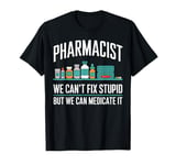 Pharmacist Crushing It Design Retro Pharmacy Style T-Shirt