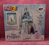 Brand New Puzz3D Disney Frozen Ice Castle, 47 Pieces, Make Elsa Appear Inside