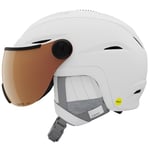 Giro Essence vive Casque de Ski pour Hommes, Cuivre Blanc Mat éclatant, S