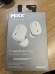 (GGG) Mixx Pico Streambuds - White True Wireless Bluetooth Earbuds